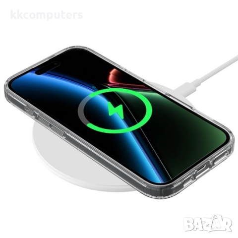 Силиконов кейс bSmart Magsafe 1.5mm, За iPhone 17 (6.3), Прозрачен, снимка 3 - Резервни части за телефони - 51795312