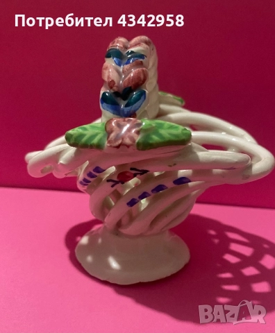 Порцеланова кошница. Испания.1960 г.