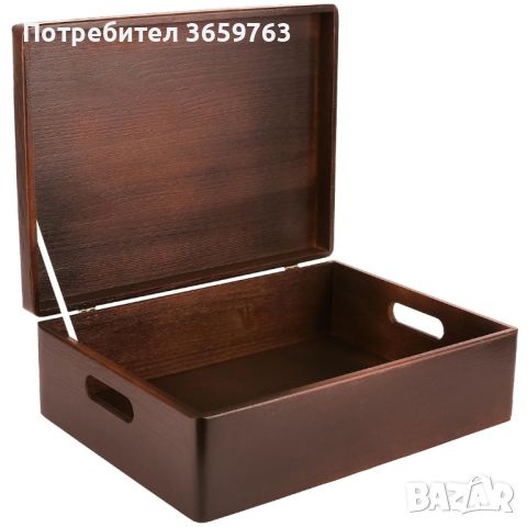 Дървена кутия за принадлежности