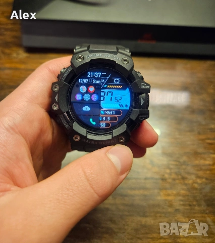 Чисто нов Military Smart Watch, снимка 2 - Смарт часовници - 53364081