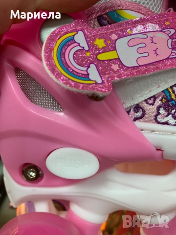 Детски Ролкови Кънки / Розови / Номер 26-29 / С Еднорози, снимка 8 - Други - 52287778