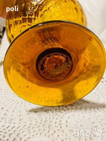 стъклена чаша Empoly, снимка 7 - Антикварни и старинни предмети - 51121717