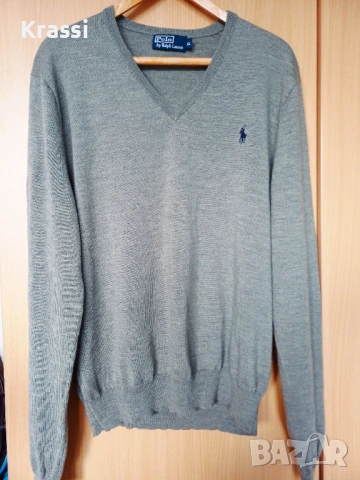 Мъжки пуловер от вълна Polo by Ralph Lauren XL, снимка 4 - Пуловери - 53221291