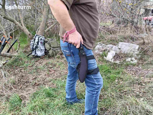 Професионално мачете КУКРИ (Kukri) – MFH, Германия, снимка 6 - Ножове - 53726167