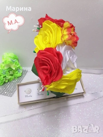 Китка за глава, вариант 3, снимка 8 - Шноли, диадеми, ленти - 45361182