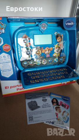Vtech Интерактивна играчка. Детски образователен лаптоп Paw Patrol Spanish, снимка 8 - Образователни игри - 45360788
