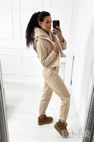 Дамски зимен комплект от 3 части анцуг Kaya, 6цвята , снимка 13 - Спортни екипи - 52817355