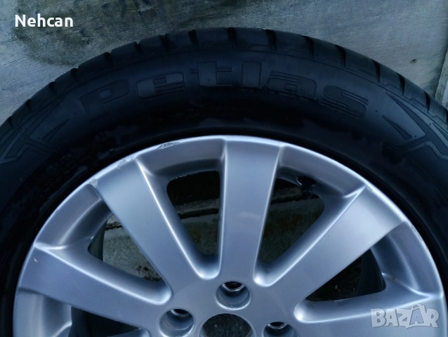 Оригинални джанти 16" за VW Passat B5.5 (5x112) с гуми 215/55/16, снимка 4 - Гуми и джанти - 53259729