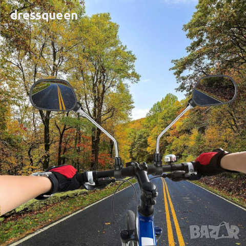 4213 Странични огледала за колело, скутер - комплект 2 броя, снимка 7 - Велосипеди - 45032311