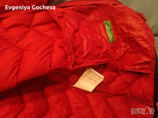 детско яке 150 см 9-10год Beneton , снимка 7 - Детски якета и елеци - 53576184