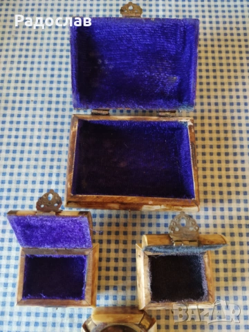 стари кутии от камилска кост, снимка 6 - Други - 53818962