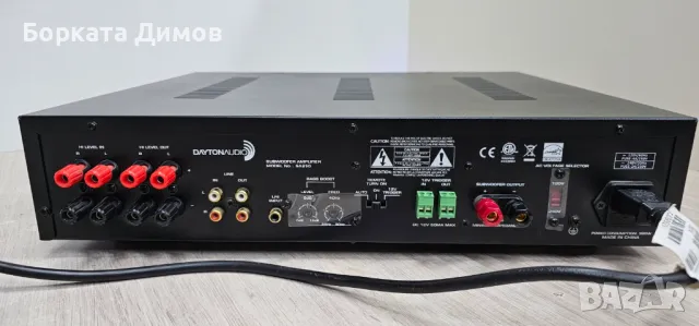 DAYTON AUDIO SA230 Усилвател за субуфер 1x230W, снимка 4 - Ресийвъри, усилватели, смесителни пултове - 48733525