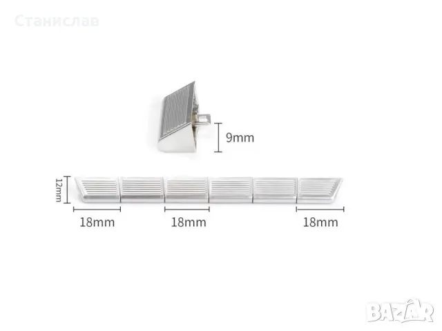 Mercedes S-Class W221 Бутон за заден климатик, снимка 3 - Части - 50221153