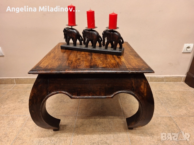 Маса за всекидневна орех 