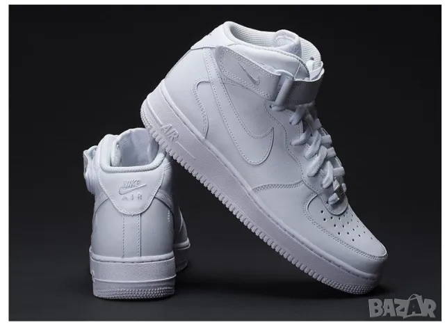 NIKE AIR FORCE 1 MID номер 43,5-44 оригинални маратонки , снимка 1 - Маратонки - 48286377