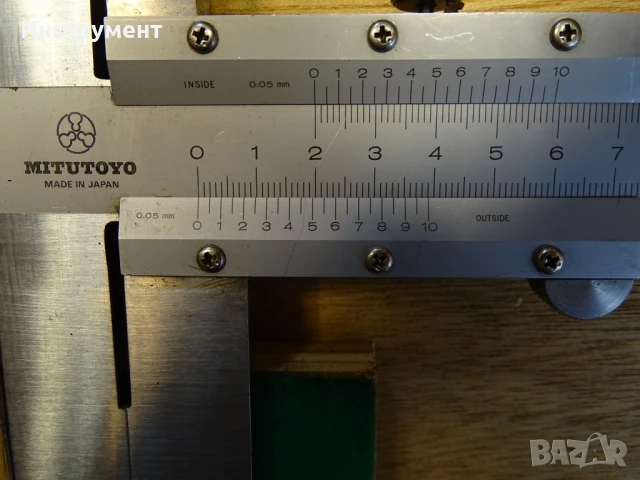 Шублер Mitutoyo 533-405 CN75 0-750mm 0.05mm Vernier Caliper със скосени върхове, снимка 5 - Шублери - 50808920