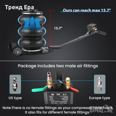 Крик балон 3т, снимка 4 - Аксесоари и консумативи - 53068962