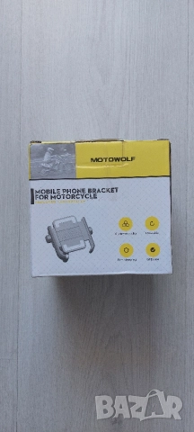 Премиум метална стойка за телефон Motowolf 2805B за мотор/велосипед, снимка 4 - Друга електроника - 52940736