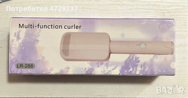 Мултифункционална маша за коса LR-288 (Egg Roll) – за перфектни „русалка“ вълни