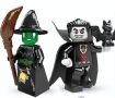 Lego minifigures series 2 Vampire col02-5 и Witch col02-4 Лего минифигурки серия 2 Вампир Вещица, снимка 1 - Колекции - 45934484