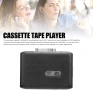 Преносим касетофон, конвертор от касета към MP3 с вграден микрофон, рекордер и жак за слушалки,черен, снимка 2