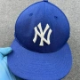 Vintage New Era New York Yankees Fitted Cap 7 1/4 Шапка С Козирка MLB Синя, снимка 9
