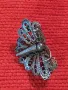 СТАРА КРАСИВА ФИГУРАЛНА ФИЛИГРАННА ПОСРЕБРЕНА БРОШКА ПЕПЕРУДА от БЛАГОРОДНА СТОМАНА 31413, снимка 10