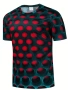 Мъжка тениска с 3D шарка, снимка 4
