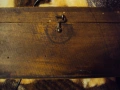 Стара Дървена кутия от времето на Соца със кръгло стъкло, снимка 7