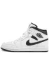 Мъжки маратонки NIKE Air Jordan 1 Mid Shoes White, снимка 1