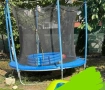 Батут с защитна мрежа, снимка 2
