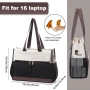 Нова Дамска чанта за лаптоп 15.6 с термо отделение за храна Жени офис работа, снимка 3