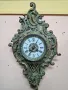 Рядък антикварен колекционерски френски бронзов стенен часовник Japy Freres 1870 г , снимка 2
