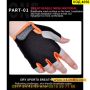 Еластични ръкавици без пръсти за колоездене и други видове спорт - КОД 4056, снимка 3