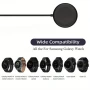 Type C Бързо безжично зарядно устройство за Samsung Galaxy Watch 7/6/5/4/3/2/Active, снимка 2