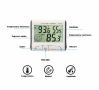 Дигитален вътрешен и външен термометър и влагомер, снимка 5