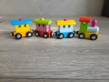 Дървено влакче Goki с магнитно свързване , снимка 1