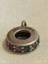 Сребърна висулка талисман PANDORA със сини камъни 50464, снимка 7
