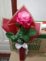 букети с изкуствена роза кадифена , снимка 5