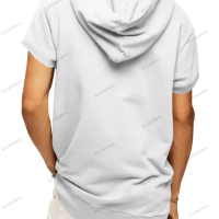 Мъжка ежедневна тениска с качулка и къс ръкав, 5цвята , снимка 14 - Тениски - 40243201
