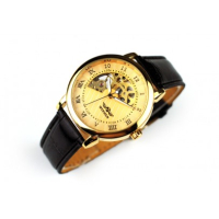 Стилен механичен часовник GOLD (005), снимка 2 - Мъжки - 44954453