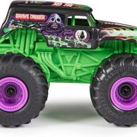 Кола с дистанционно управление Monster Jam 1-64th Grave Digger, играчка за деца, зелено, снимка 5 - Коли, камиони, мотори, писти - 45097146