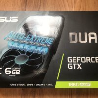Asus 1660 Super Dual OC 6GB Последни бройки!!!, снимка 3 - Видеокарти - 45052644