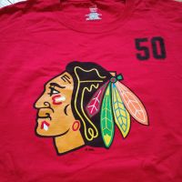 NHL памучна фланелка на Chicago Blackhawks x Corey Crawford, снимка 4 - Други спортове - 45544457