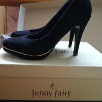 Дамски обувки JENNY FAIRY, черни, висок ток, снимка 5 - Дамски обувки на ток - 45525188