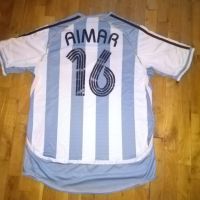 Аржентина футболна тениска №16 Пабло Аймар размер Л отлична, снимка 9 - Футбол - 45375470