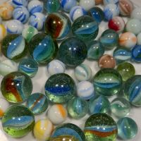 колекция ретро стъклени топчета , снимка 1 - Колекции - 45585670