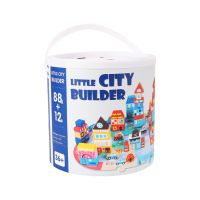 4122 Дървен конструктор "Little City Builder" - Комплект от 100 части, снимка 8 - Конструктори - 45792017
