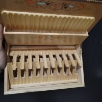 Ръчномизработена старинна кутия за цигари 100%дърво, снимка 6 - Антикварни и старинни предмети - 45121375