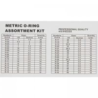 Гумени О-пръстени 419 броя автомобил автосервиз, снимка 8 - Аксесоари и консумативи - 33516298